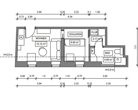 Haus Bielefeld Ferienwohnung 33A Norderney Exterior foto